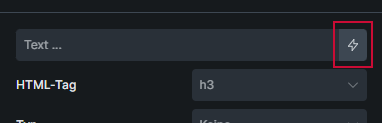 Icon Inhalt stylen